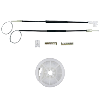 Ремкомплект стеклоподъемника (трос+ролик) Renault Megane 1 (перед. лев.) 777094