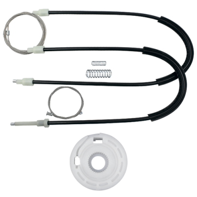 Ремкомплект стеклоподъемника (трос+ролик) Ford Focus 1 (перед. прав.) 777145