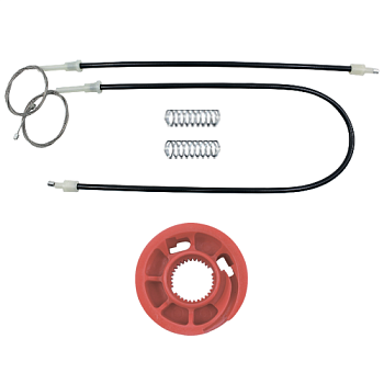 Ремкомплект стеклоподъемника (трос+ролик) DAF XF95 2002-2006 (перед. лев./прав.) 777224