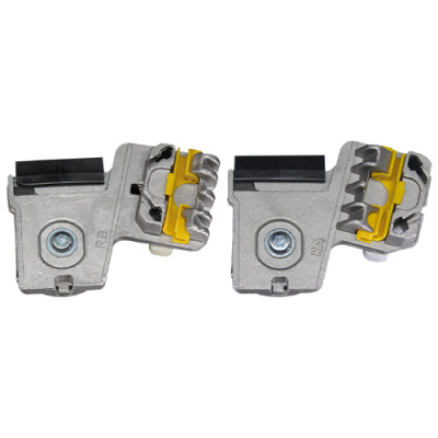 Комплект металлических направляющих держателей (кареток) стеклоподъёмника (2 шт.) 770016