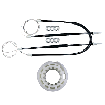 Ремкомплект механического стеклоподъемника (трос+ролик) Volkswagen Polo 3 (перед. лев./прав.) 777353