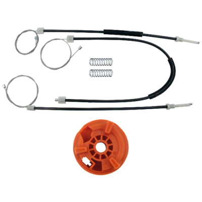 Ремкомплект стеклоподъемника (трос+ролик) Renault Clio 3 (перед. прав.) 777089