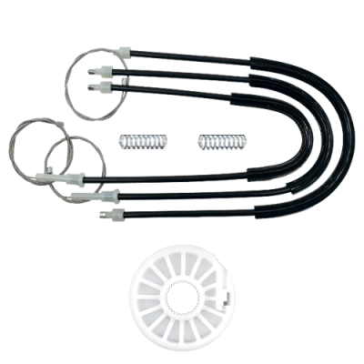 Ремкомплект ст-ка (трос+ролик) Ford Mondeo 4 покол. 2006-2014/S-Max 2006-2015 (перед.) 777285