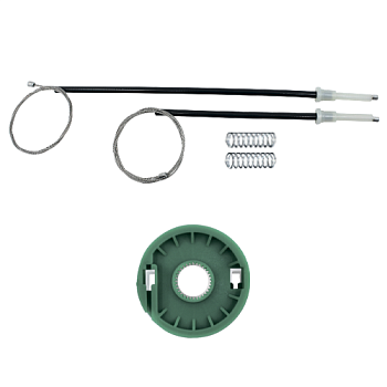 Ремкомплект стеклоподъемника (трос+ролик) Ford Fiesta/Fusion (перед. лев./прав.) 777155