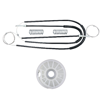 Ремкомплект стеклоподъемника (трос+ролик) Audi A6 C6 (перед. лев.) 777240