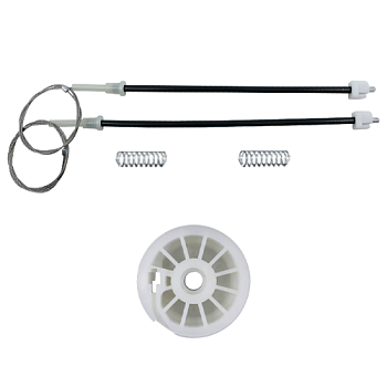 Ремкомплект стеклоподъемника (трос+ролик) Opel Corsa D (перед. лев.) 777289