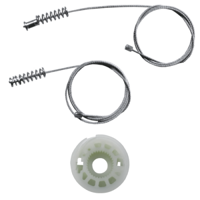 Ремкомплект стеклоподъемника (трос+ролик) Volkswagen Passat B6/B7 (зад. прав.) 777016