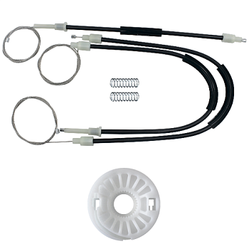 Ремкомплект стеклоподъемника (трос+ролик) Seat Leon/Seat Toledo (перед. лев./прав.) 777075