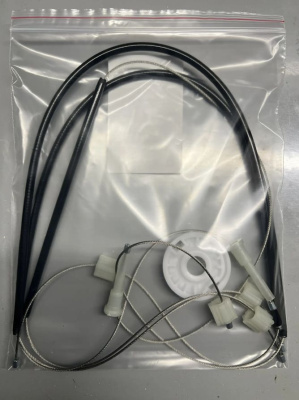 Ремкомплект ст-ка (трос+ролик) Kia Ceed(coupe) 2008-2012 ОЕМ:82480-1H320, 82480-1H370 (перед) 777440