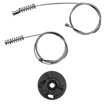 Ремкомплект стеклоподъемника (трос+ролик) Citroen C3 (перед. лев.) 777367