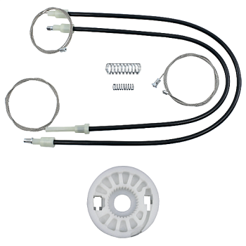 Ремкомплект стеклоподъемника (трос+ролик) BMW 1-series E87/3-series E90/E91 (перед. прав.) 777380