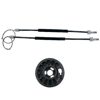 Ремкомплект стеклоподъемника (трос+ролик) Citroen C-Elysee/Peugeot 301 (перед. лев.) 777369