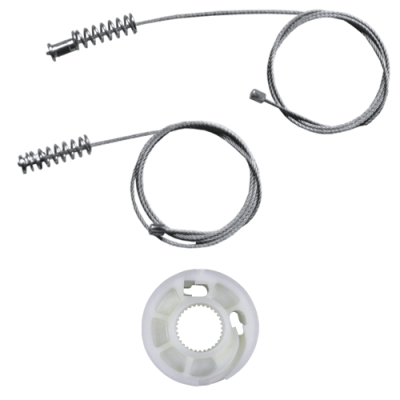 Ремкомплект стеклоподъемника (трос+ролик) Renault Clio 4 (зад. прав.) 777268