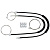 Комплект тросов стеклоподъёмника BMW 3-series 6 покол. 2011-2020 (F30/F31) (перед.лев./прав.) 771733