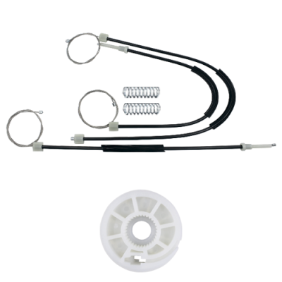 Ремкомплект стеклоподъемника (трос+ролик) Renault Laguna 3 (перед. лев.) 777269