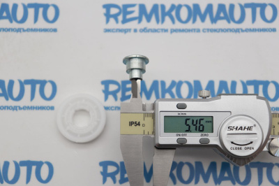 Обводной ролик стеклоподъёмника с клепкой 771335 Обводной ролик стеклоподъёмника с клепкой 771335