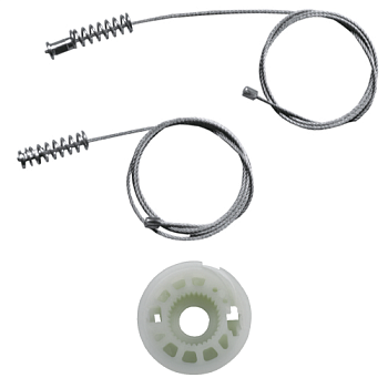 Ремкомплект стеклоподъемника (трос+ролик) Volkswagen Passat B6/B7 (зад. лев.) 777015