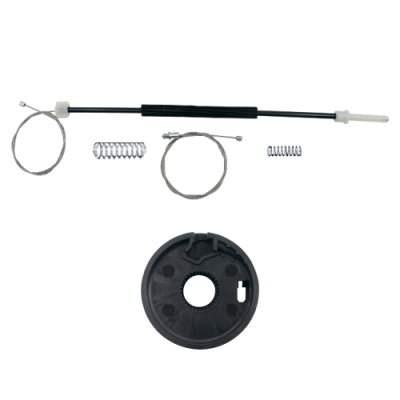 Ремкомплект стеклоподъемника (трос+ролик) Renault Megane 1 Cabrio (зад. прав.) 777276