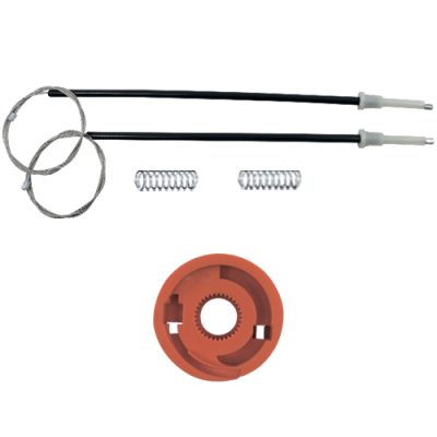 Ремкомплект стеклоподъемника (трос+ролик) Jeep Cherokee 2001-2007 (перед. лев./прав.) 777238