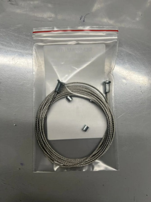 Универсальный ремкомплект троса стеклоподъёмника "Сделай сам №1" для двух тросов без оплёток 999011