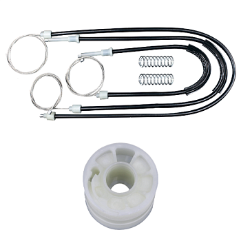 Ремкомплект стеклоподъемника (трос+ролик) Volkswagen Transporter T5/T6 (перед. прав.) 777031