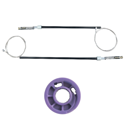 Ремкомплект стеклоподъемника (трос+ролик) Audi A3 (зад. прав.) 777058