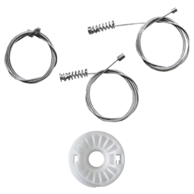 Ремкомплект стеклоподъемника (трос+ролик) Skoda Octavia A5 2004-2013 (перед. лев./прав.) 777072