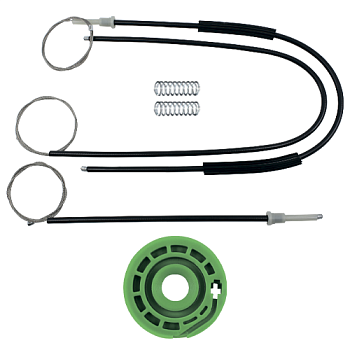 Ремкомплект стеклоподъемника (трос+ролик) BMW 3-series E46 Compact (перед. лев./прав.) 777127