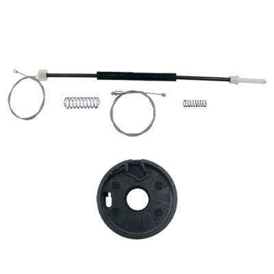 Ремкомплект стеклоподъемника (трос+ролик) Renault Megane 1 Cabrio (зад. лев.) 777275