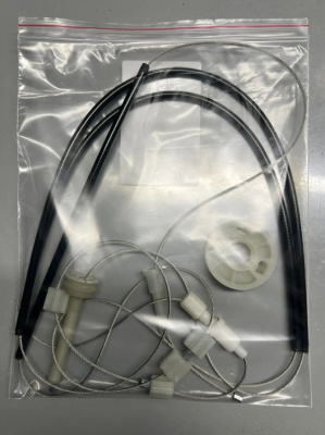 Ремкомплект (трос+ролик)Porsche Taycan 2019- ОЕМ:E059324013B,E059324211D,E059324209 перед.лев 777588