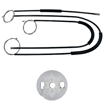 Ремкомплект стеклоподъемника (трос+ролик) Mercedes Benz Vito/Viano (перед. лев.) 777177