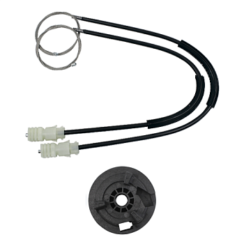 Ремкомплект стеклоподъемника (трос+ролик) Renault Megane Scenic/Scenic 1 (перед. прав.) 777107