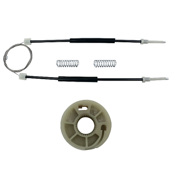 Ремкомплект стеклоподъемника (трос+ролик) Citroen C4 2004-2010 (перед. прав.) 777283