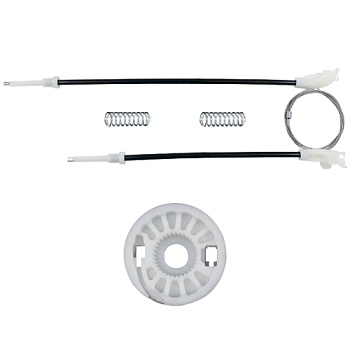 Ремкомплект стеклоподъемника (трос+ролик) Land Rover Freelander 1997-2006 (зад. лев.) 777134