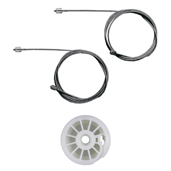 Ремкомплект стеклоподъемника (трос+ролик) Renault Trafic/Nissan Primastar/Vivaro (перед.прав) 777330