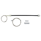 Комплект тросов стеклоподъёмника Peugeot 206CC (зад. лев./прав.) 771022