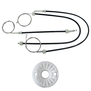 Ремкомплект стеклоподъемника (трос+ролик) Skoda Superb 2008-2015 (перед. лев./прав.) 777319