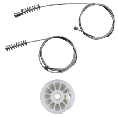 Ремкомплект стеклоподъемника (трос+ролик) Fiat Bravo (зад. прав.) 777338