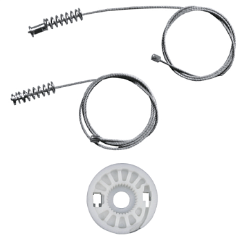 Ремкомплект стеклоподъемника (трос+ролик) Mercedes Benz E-Klasse W210 (зад. прав.) 777361