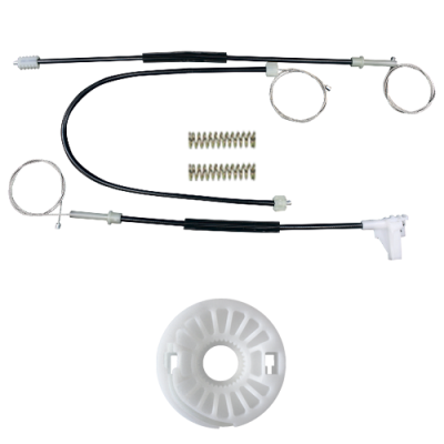 Ремкомплект стеклоподъемника (трос+ролик) Skoda Octavia A4 2005-2011 (перед. лев.) 777295